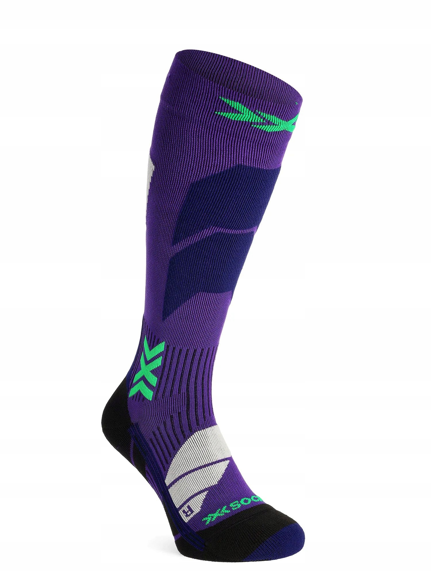 Ponožky lyžařské ponožky X-Socks Ski Perform Otc purple/sand 35-36