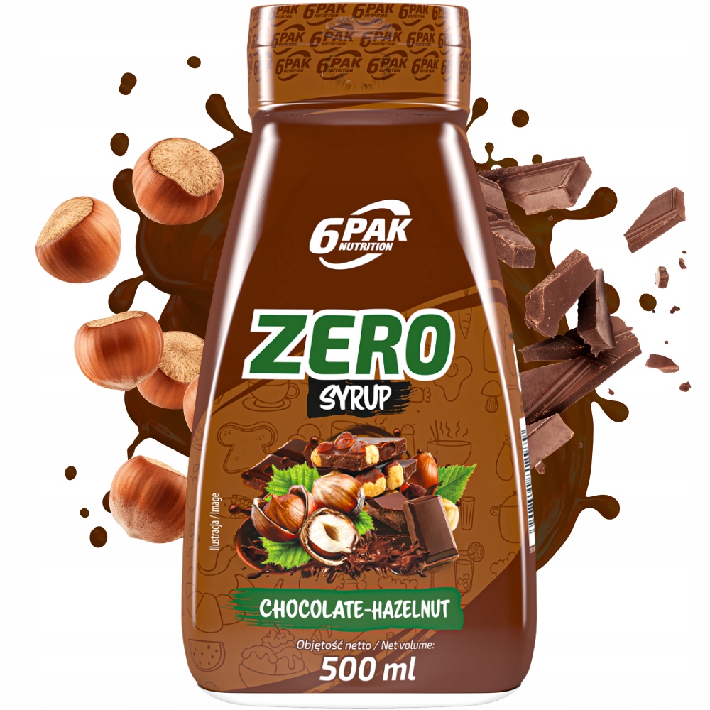 SOS CZEKOLADA-ORZECH 0 KCAL 500ML ZERO KALORII FIT