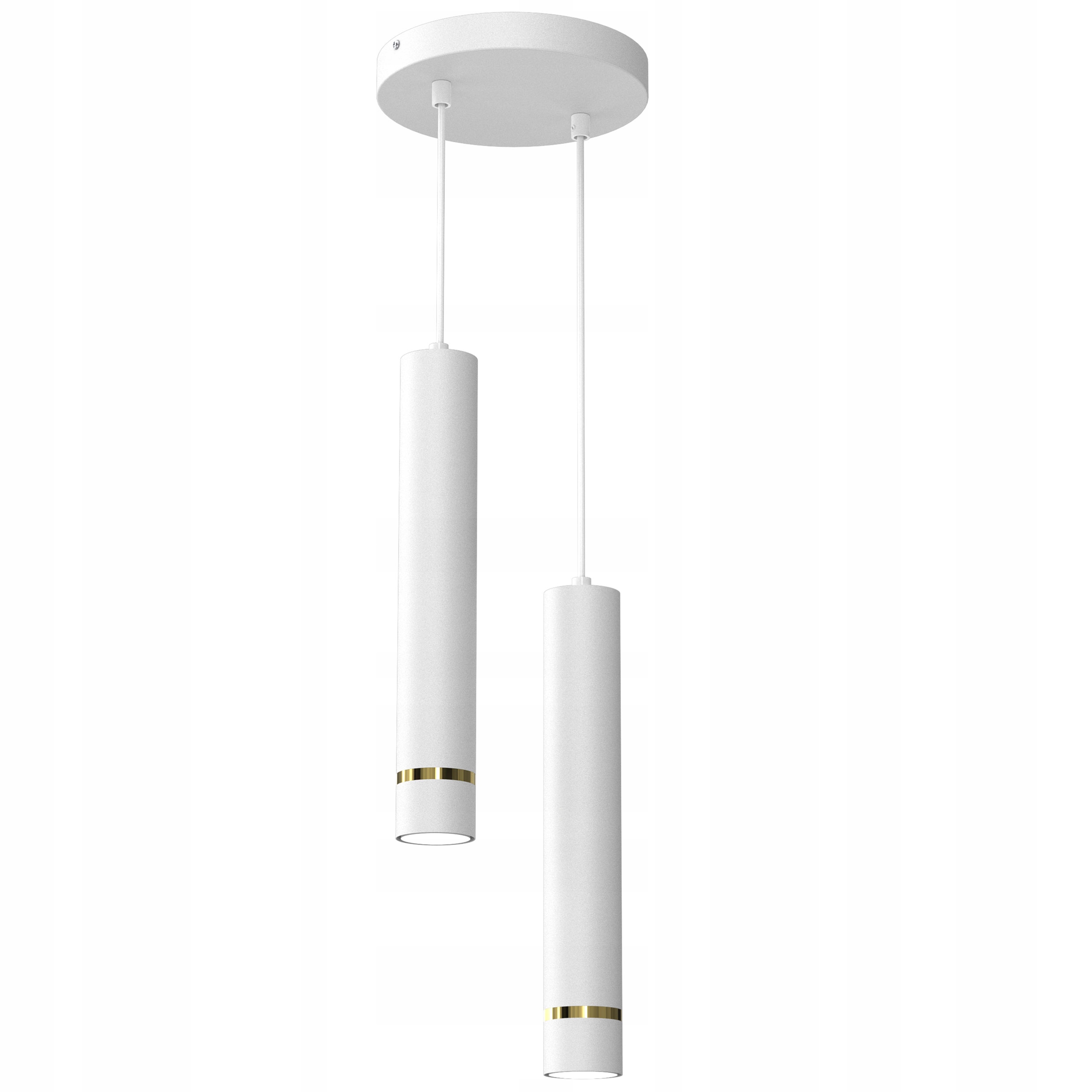 Závěsná Stropní Lampa Tuba Zwis Metal GU10 Led Sopel 2-bodová