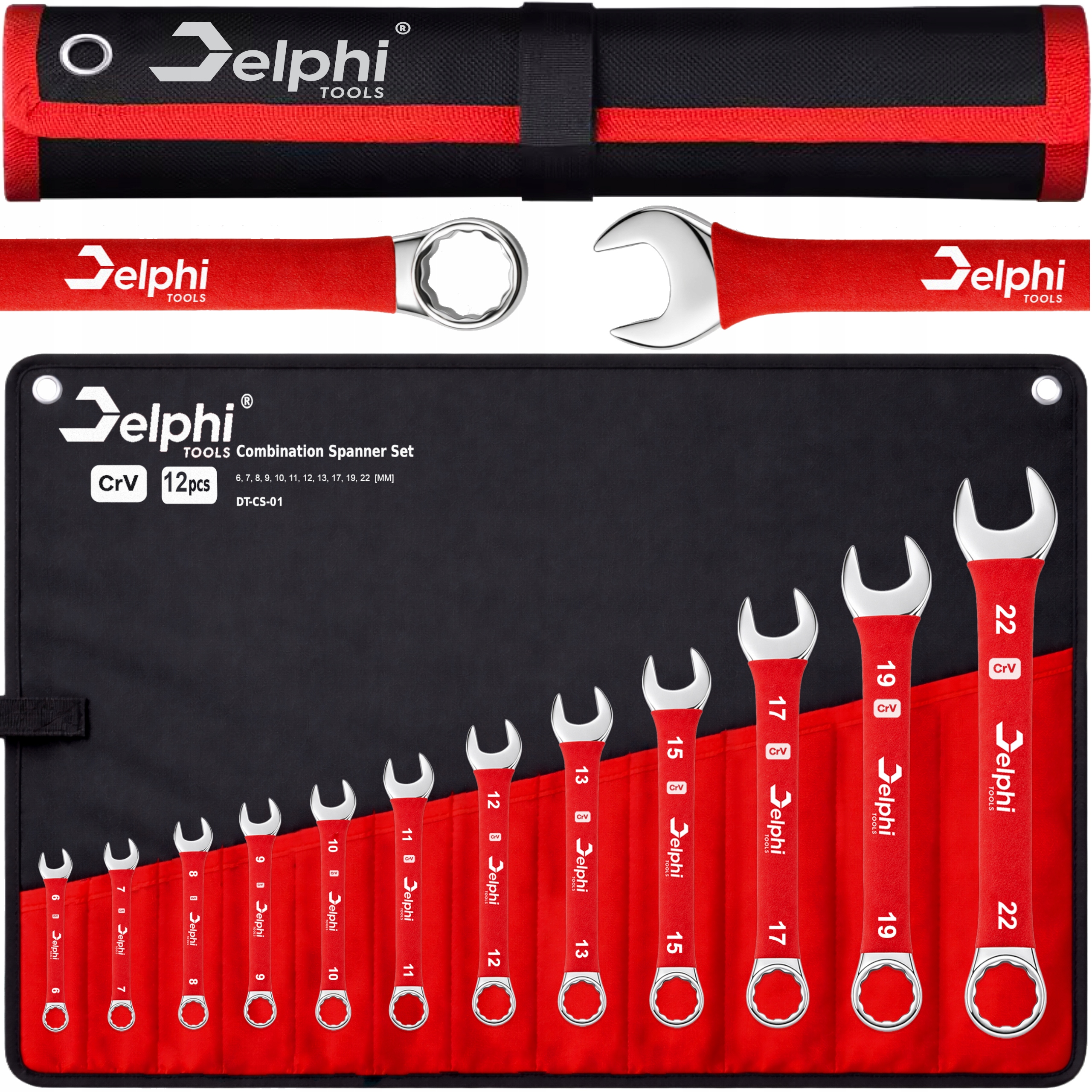 Klucze Płasko Oczkowe Płaskie Zestaw Kluczy Płaskich Płasko Oczkowych 6-22