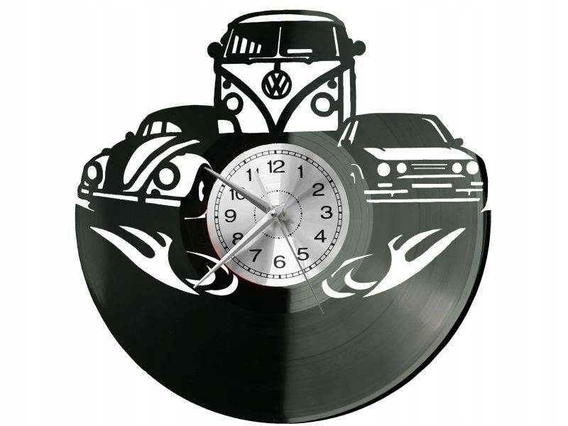 Staré Německé Nástěnné Hodiny Vinylová Deska Dárek