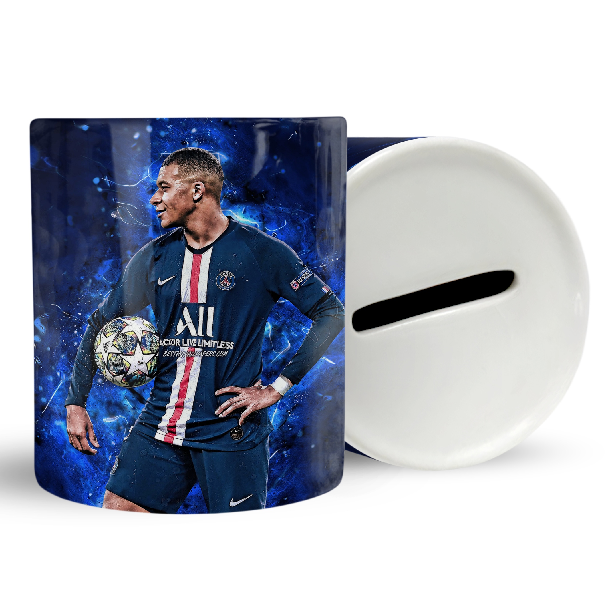 

Skarbonka Piłkarze Kylian Mbappe Tekst