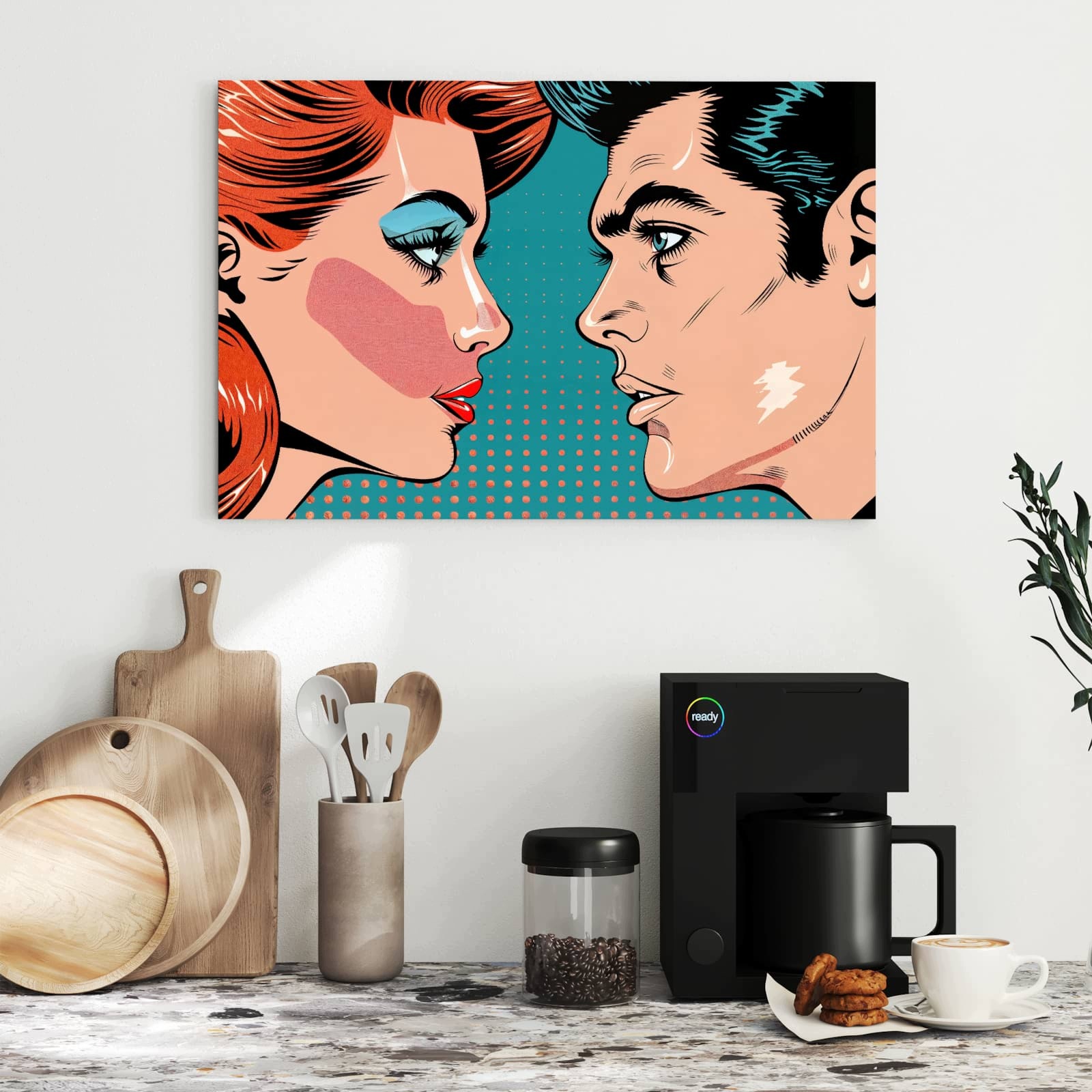 Magnetická tabule Pop Umění Pára 60 × 40 cm