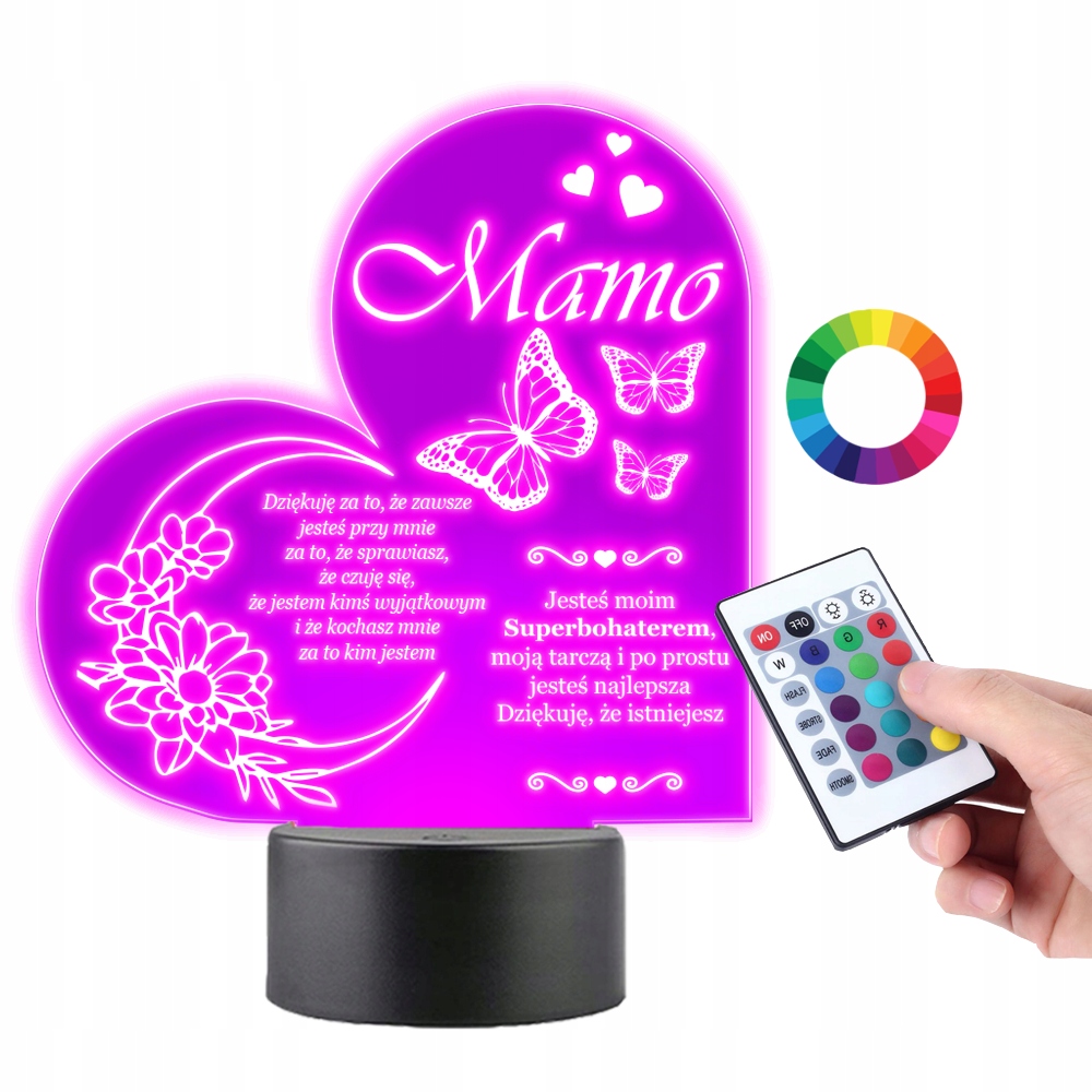 

Lampka na Biurko Statuetka Dzień Matki