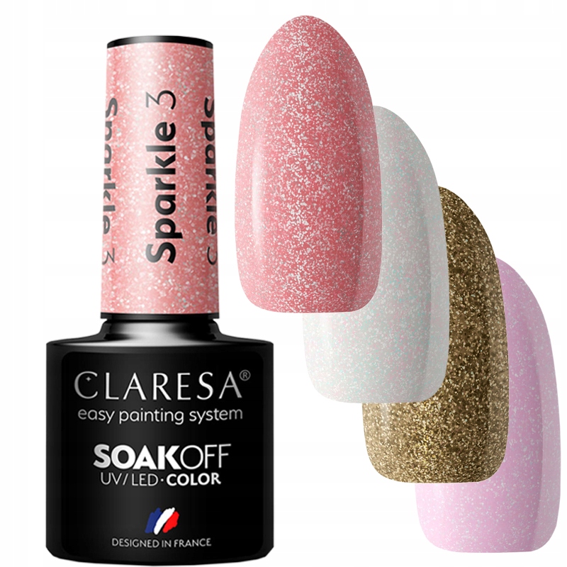 

Lakier Z Drobinkami Claresa Sparkle Wybierz Kolor