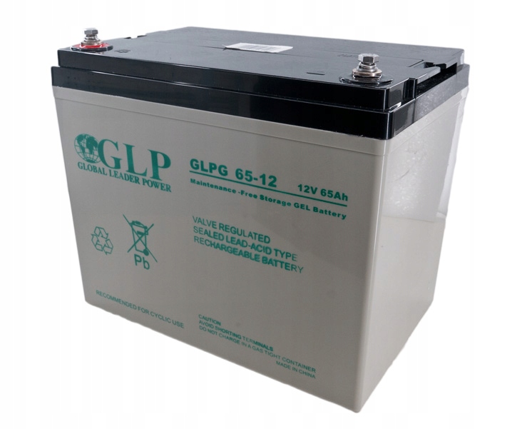 Glpg 65-12: Glpg 65-12: Akumulátor Vrla Gel 65-12 (12V-65Ah)