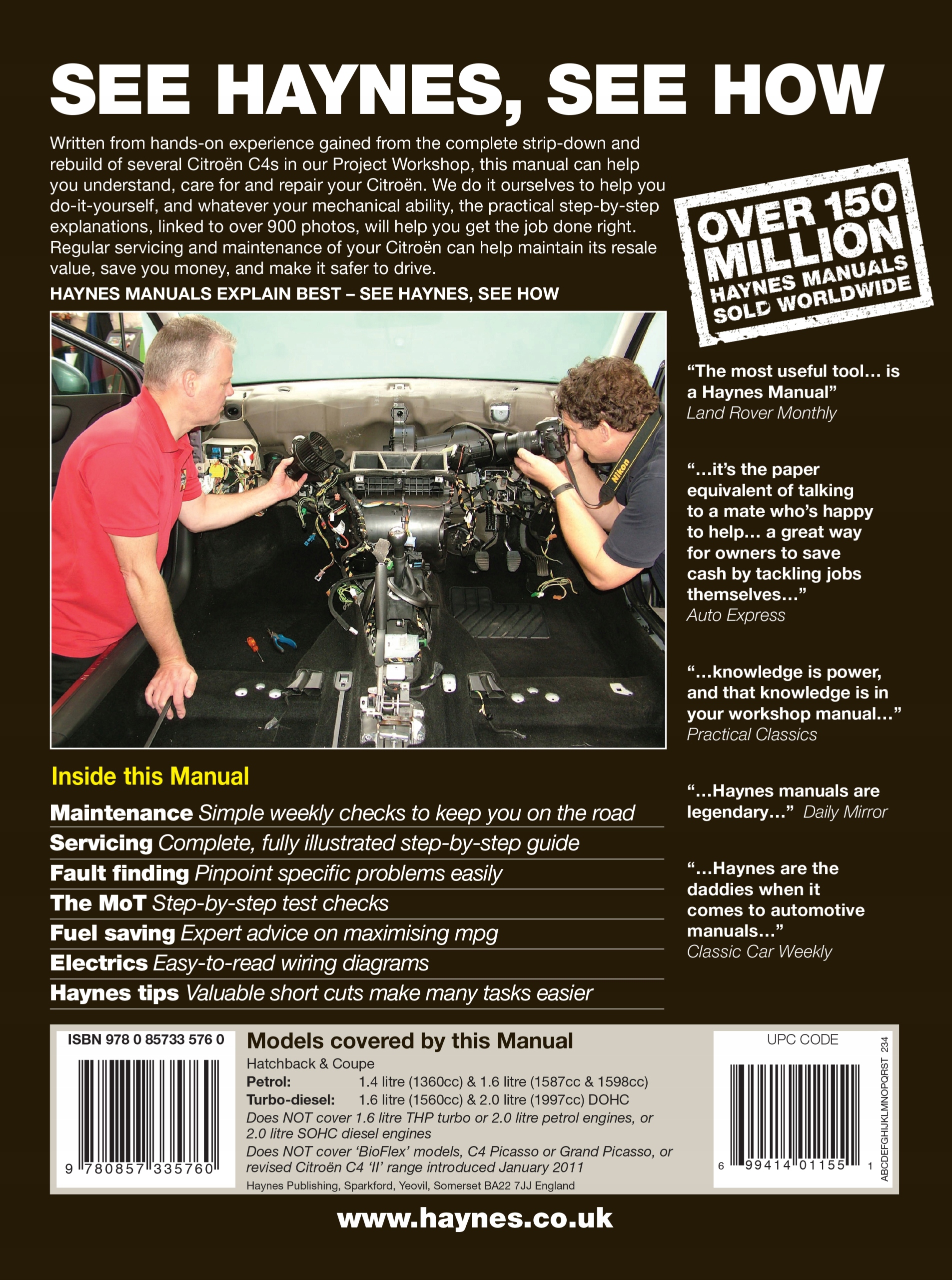 CITROEN C4 1.6 BENZYNA NFU TU5JP4 NAPRAWA I BUDOWA Marka Citroen