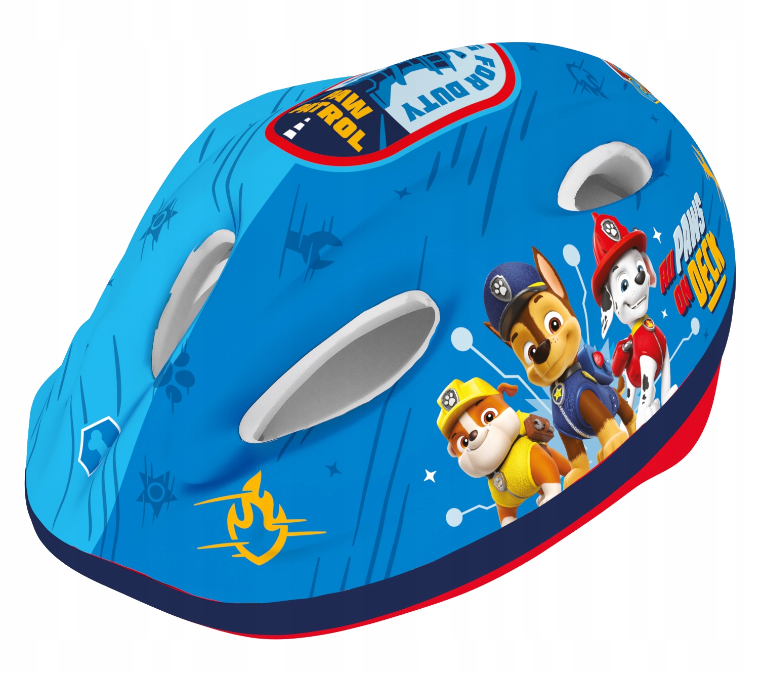 KASK SPORTOWY ROWEROWY DZIECIĘCY PSI PATROL PAW CHASE MARSCHALL RUBBEL Kolor niebieski