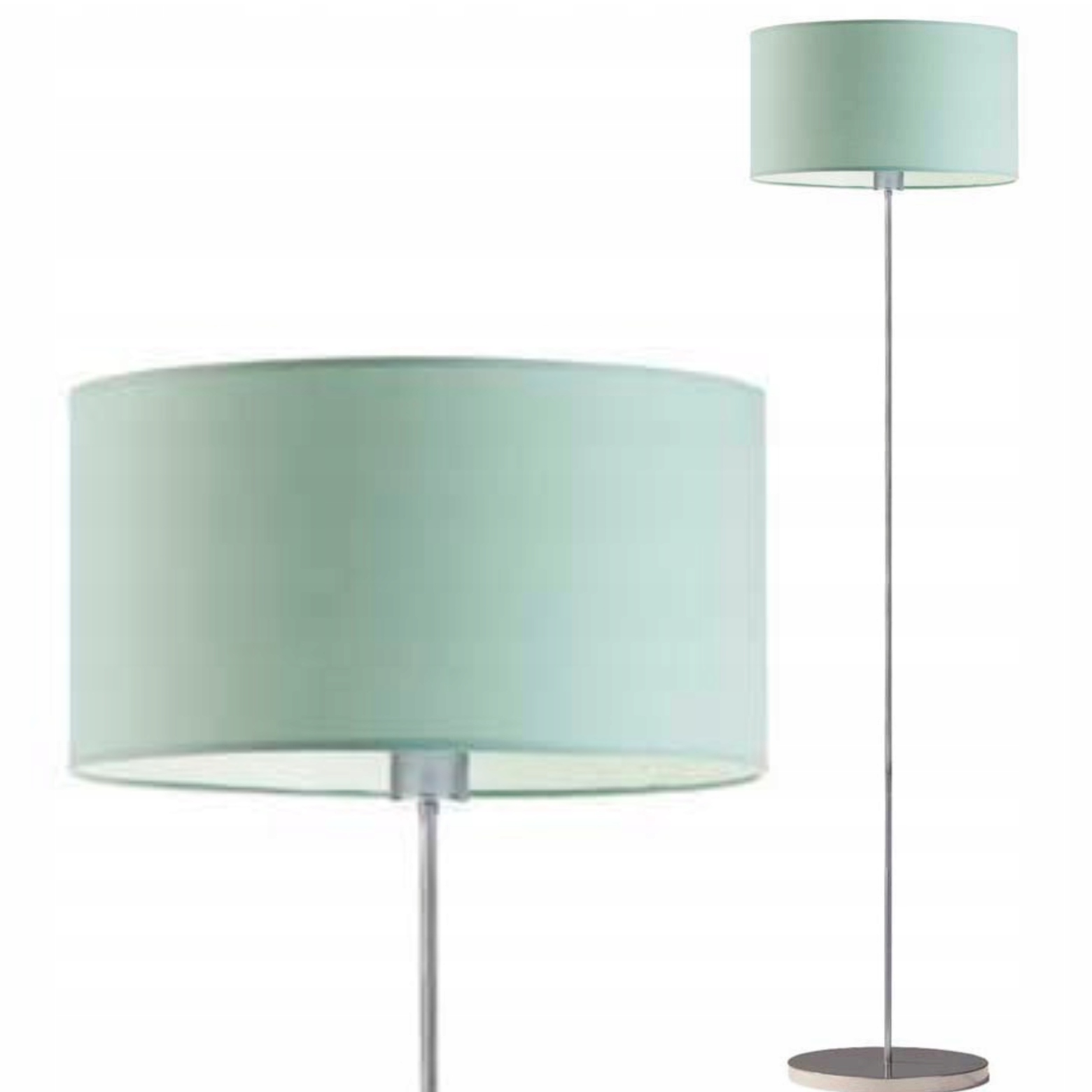 Lampa stojąca podłogowa Led E27 z abażurem salon sypialnia pokój dziecięcy