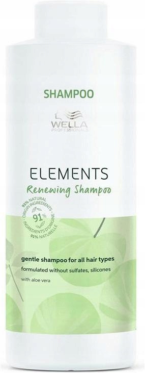 Renewing Wella Elements Šampon 100 ML Výživný Přírodní Jemný