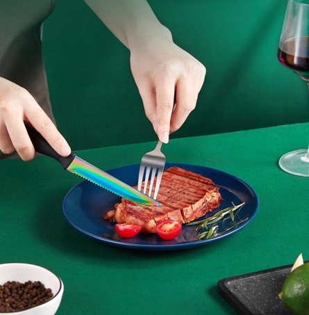 ZESTAW NOŻY DO GRILLA STEKÓW DO CHLEBA STAL NIERDZEWNA Kod producenta J1-8