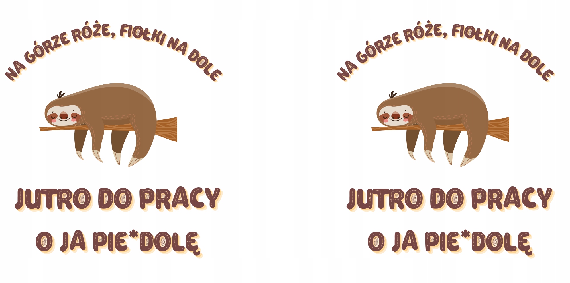 KUBEK HUMOR DO KAWY JUTRO DO PRACY O JA PIE*DOLĘ Marka inna