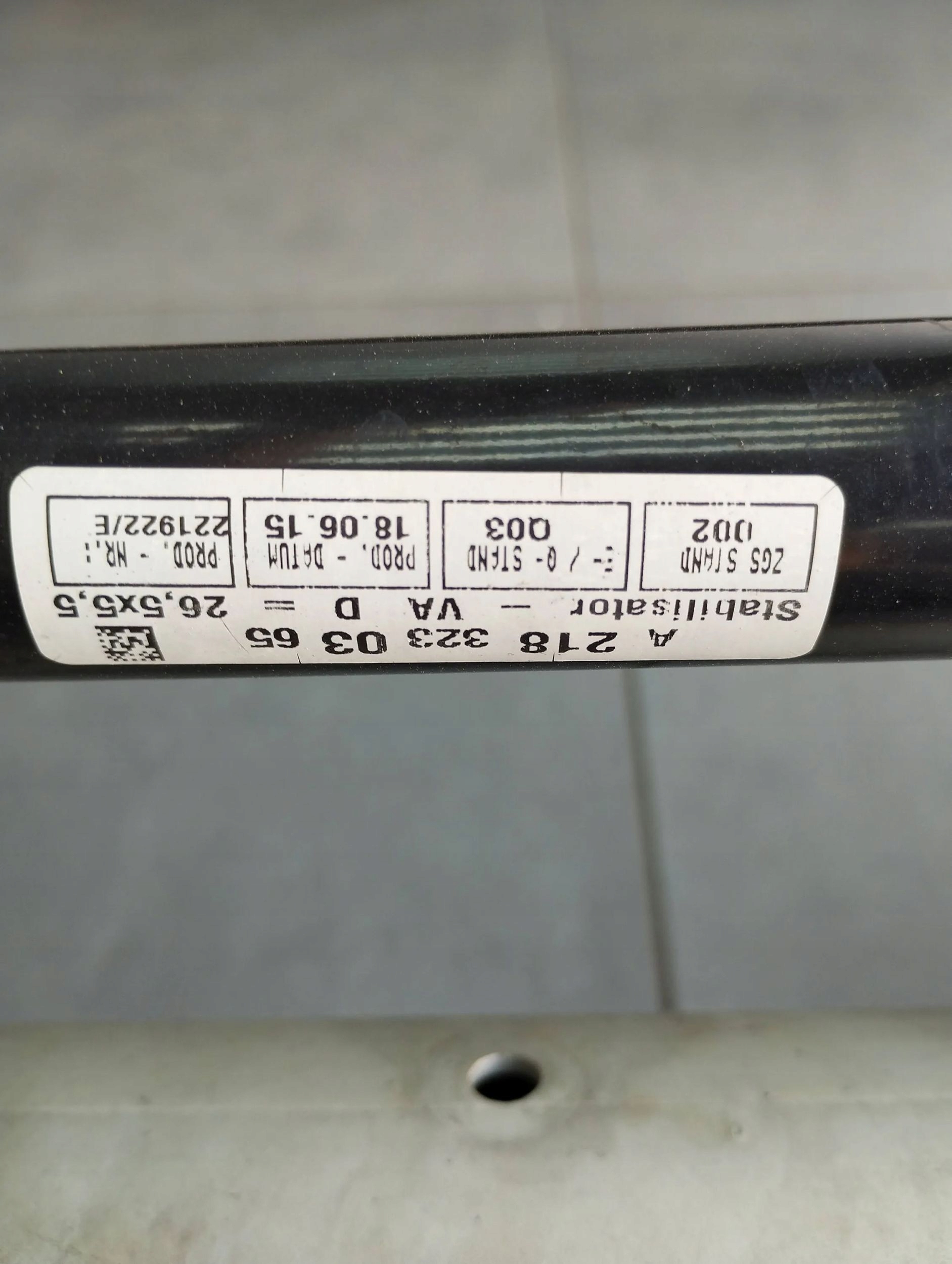 Mercedes-Benz CLS C218 axle beam subframe axle beam A212628061