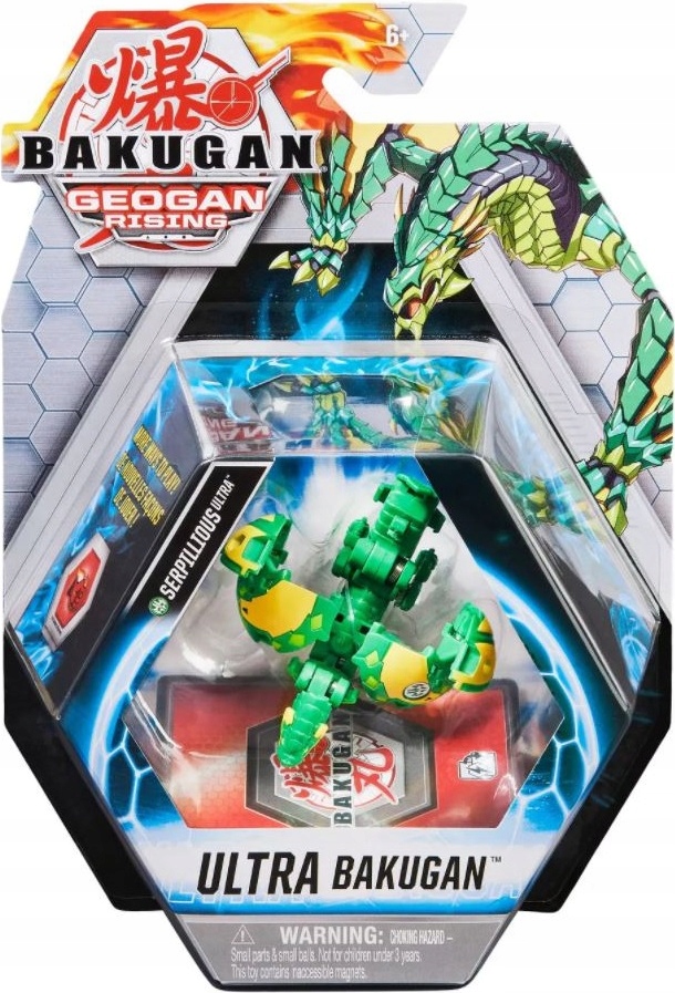 

Bakugan Geogan Figurka Ultra Ventus Serpillious