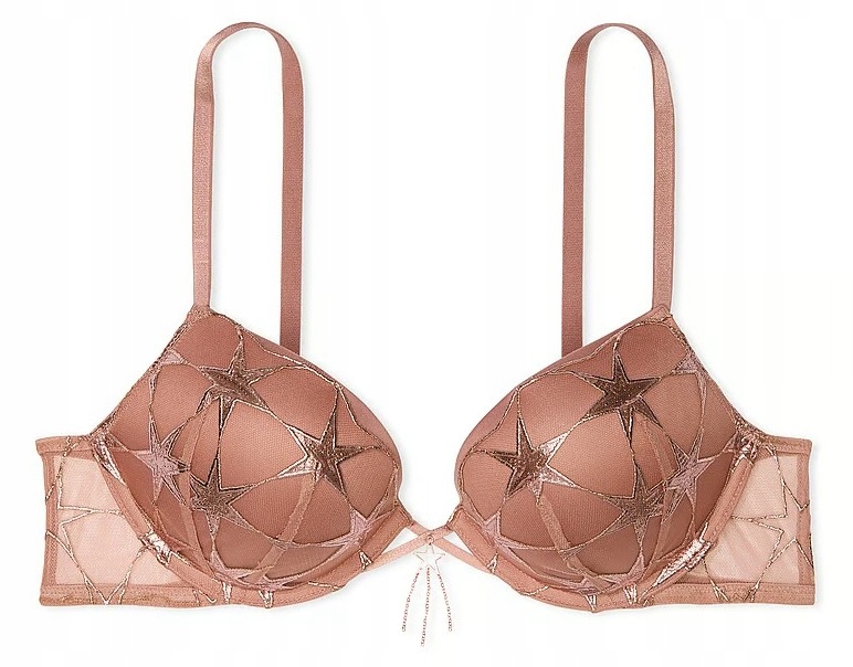 Push-up podprsenka Victoria's Secret Bombshell vyšívaná Stardust 75B (34B)