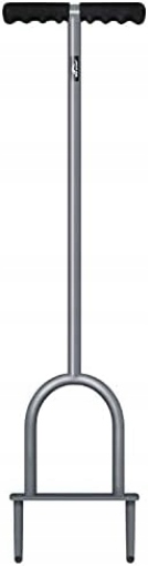 Provzdušňovač Trubkový Ruční ocelový, pevný, Pro Provzdušňování Trávníku