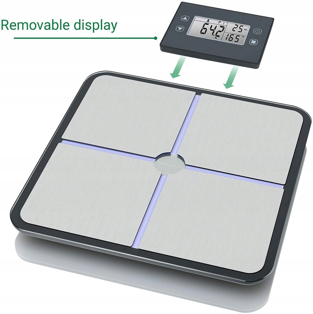 Аналитические весы Medisana BS 460 LCD 180kg дополнительные функции другое автоматическое отключение запоминание измерений