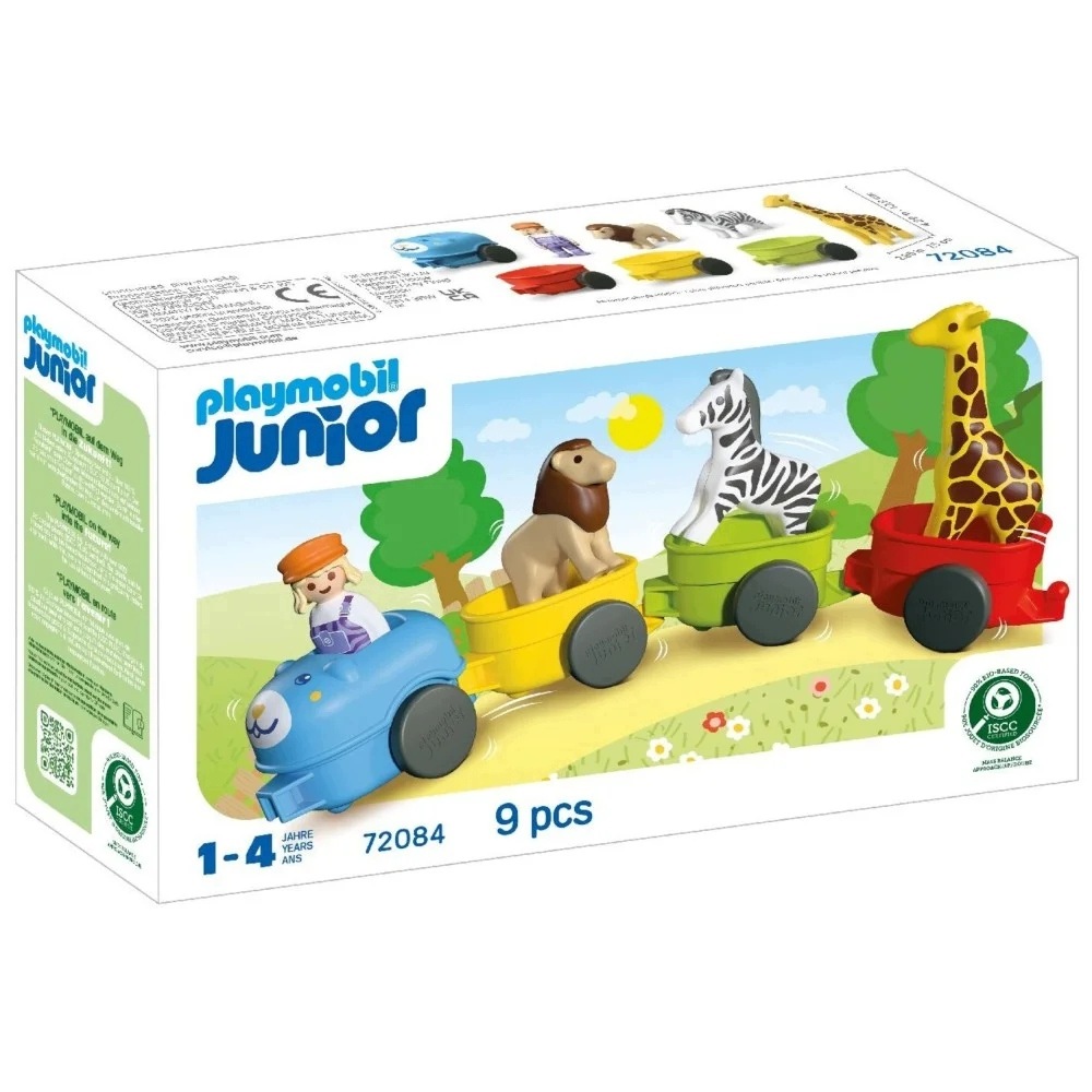 Pociąg ze zwierzątkami zestaw Junior Figurki (72084)