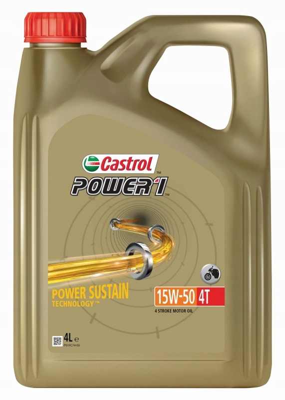 Castrol 15W50 4L Power 1 4T Polosyntetický Motocykle