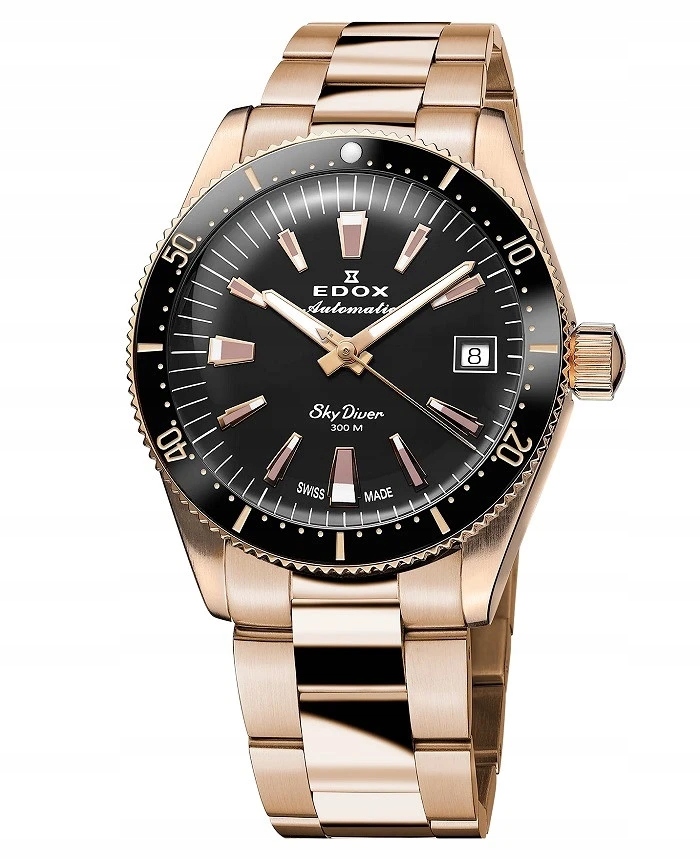 Dámské hodinky Edox 80131-37RNM-NI Skydiver Automatic Lady