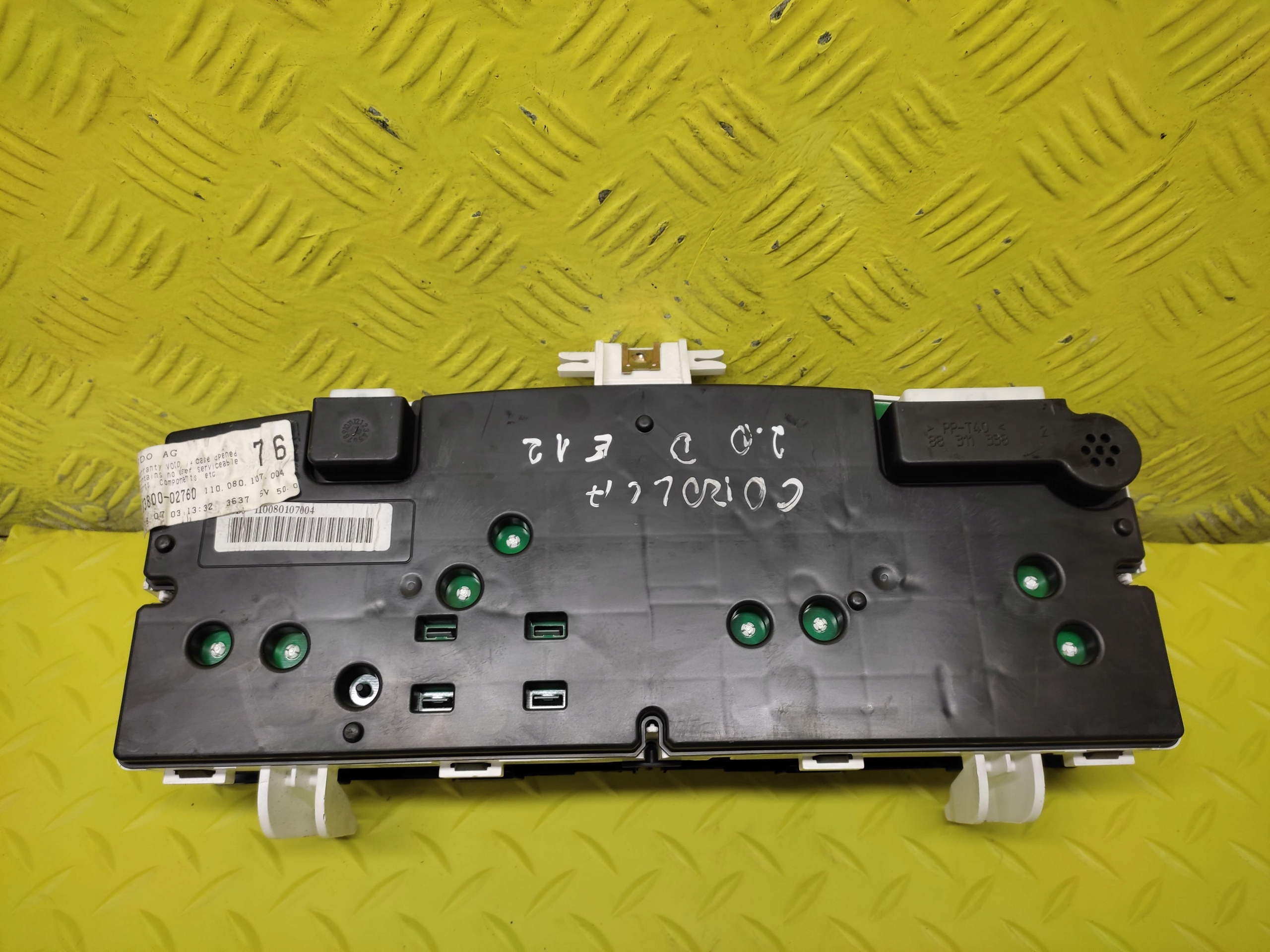 TOYOTA COROLLA E12 2.0 D dials dials 8380002760
