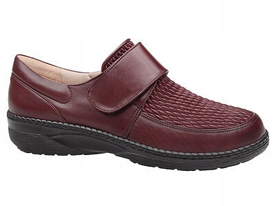 Półbuty Axel Comfort 1206 r.40 na Haluksy Tęgość H Stretch Skóra na rzepy