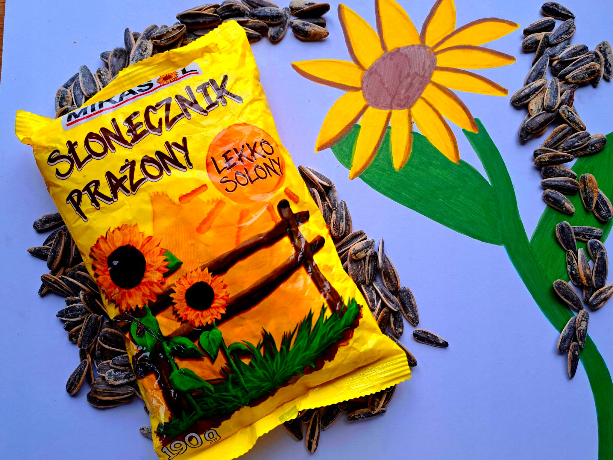 Słonecznik Mirasol lekko solony 190 g