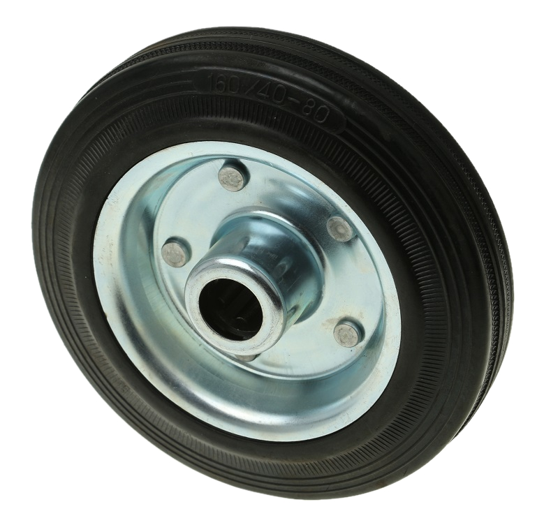 

Koło Zapas Kółko Metal Guma fi 160 mm Do Wózka