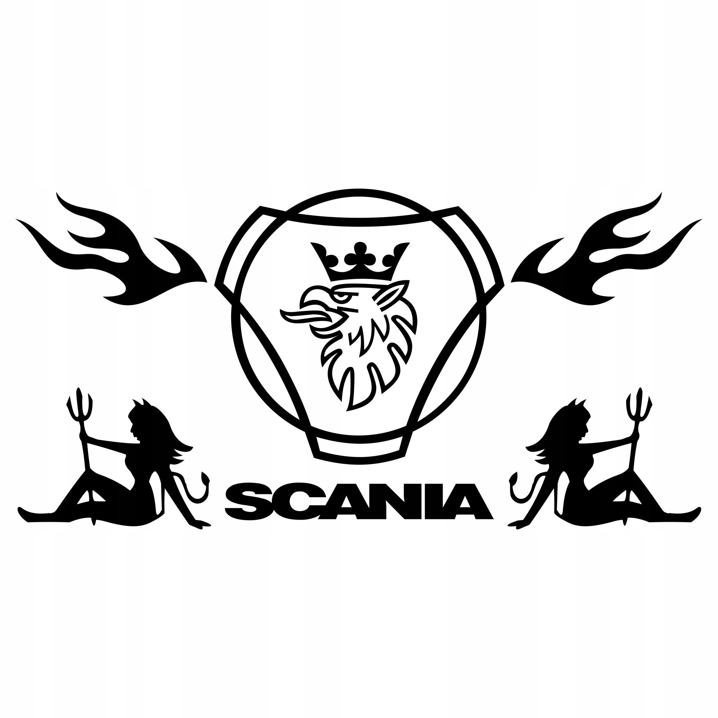 Naklejka do Scania na Tył Kabiny