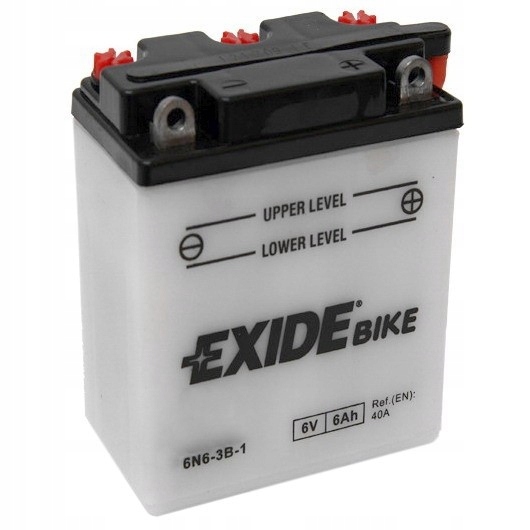 Akumulator Motocyklowy Exide Bike 6V 6Ah 40A 6N6-3B-1 Najnowszy Model
