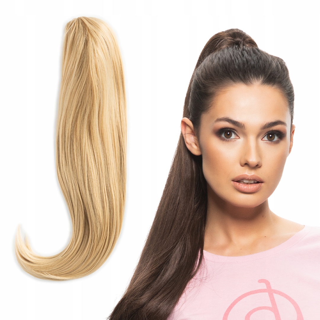 Poník Na Klipu 50 CM, Jednoduchý Blond Balejáž #14/88