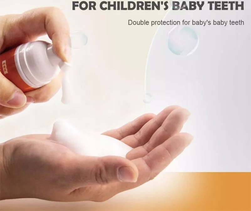 PASTA DO ZĘBÓW W PIANCE PIANKA DLA DZIECI ORANGE Zasilanie akumulatorowe