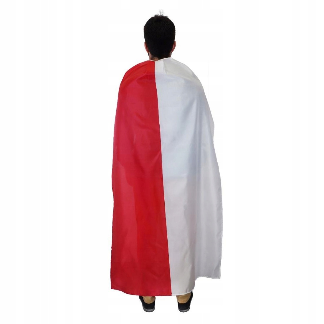 Peleryna Kibica Patrioty Polska 110x68cm mecz skoki Flaga pochód