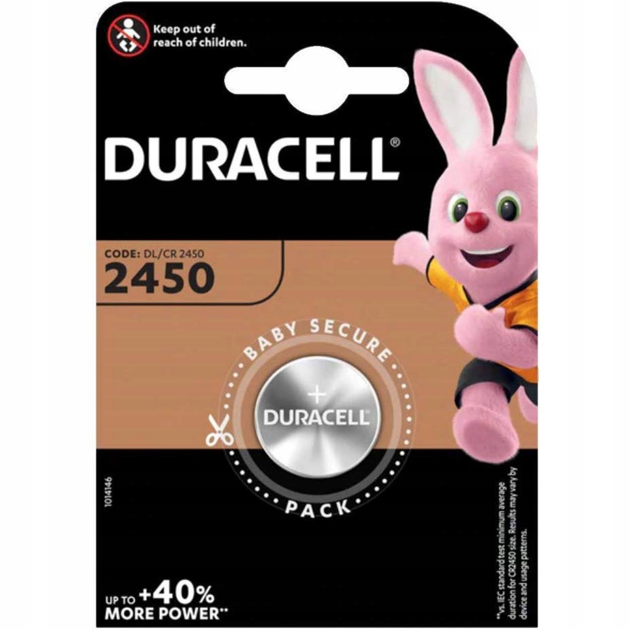 

Bateria Litowa Duracell DL2450 CR2450 Bl 1szt