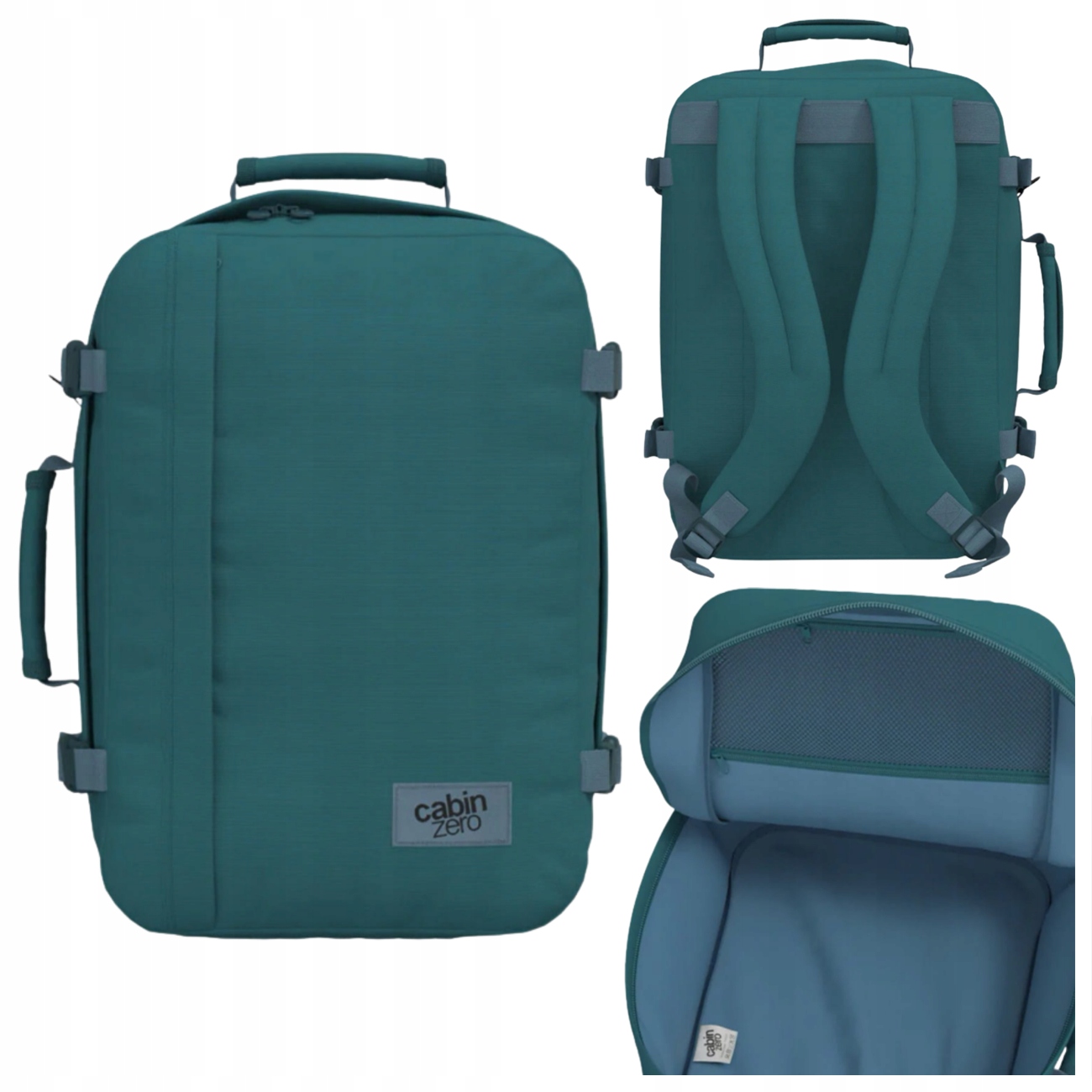 Lehký cestovní batoh 36l CabinZero CZ17 Aruba Blue voděodolný