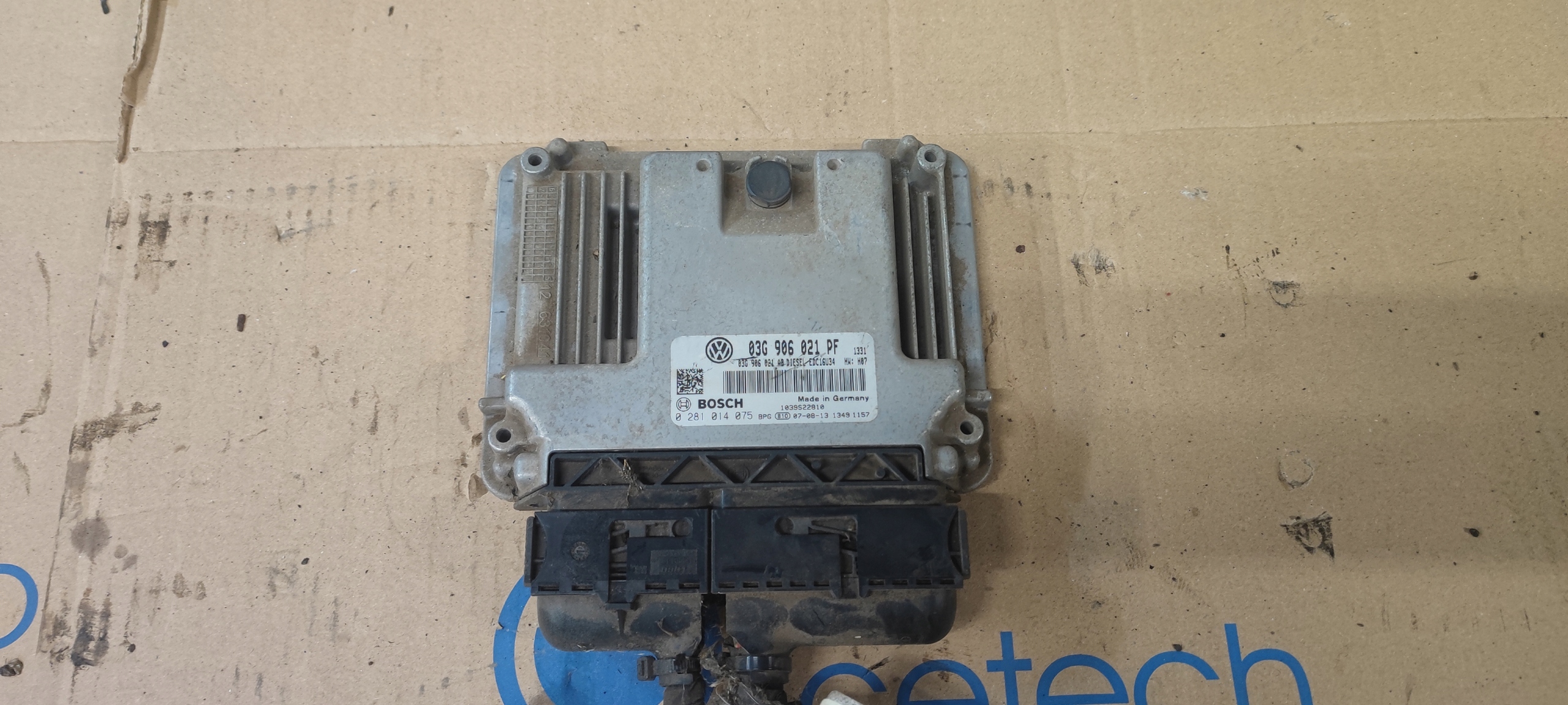 VW CADDY III computer control unit of the engine 03G906021PF 1.9 TDI BLS