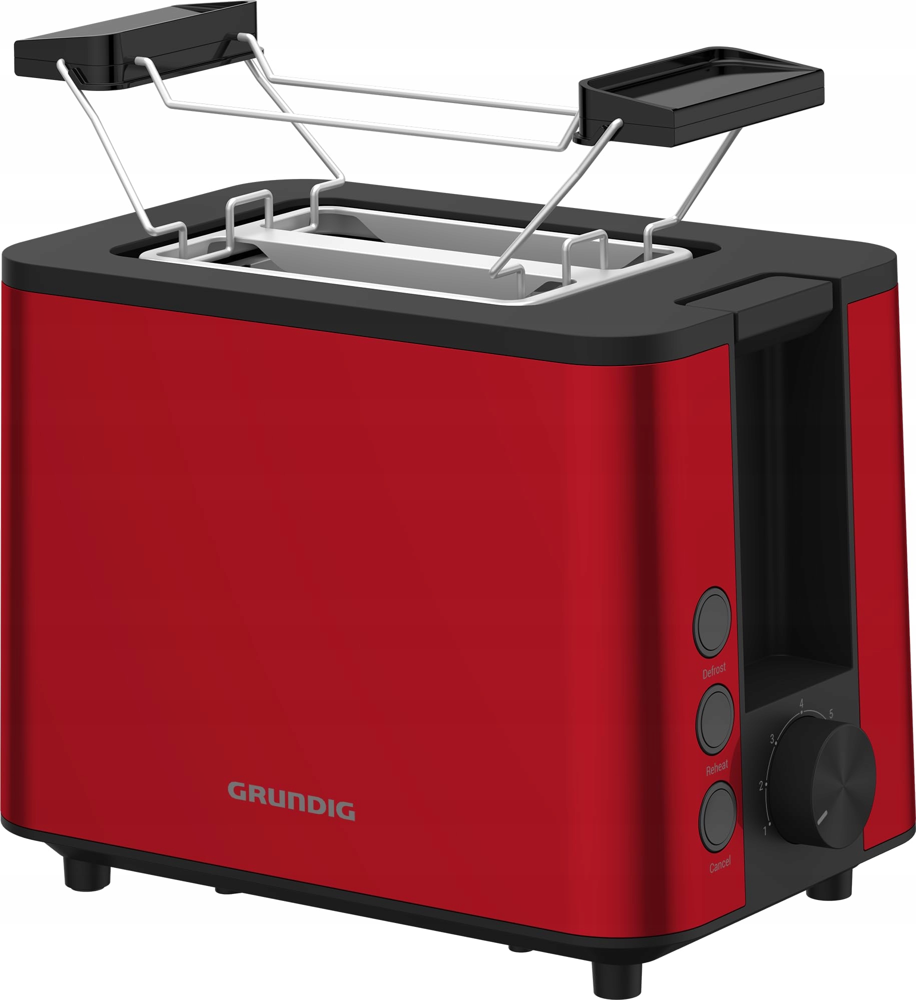 Grundig TA8340 toster 950W czerwony 2 Komory