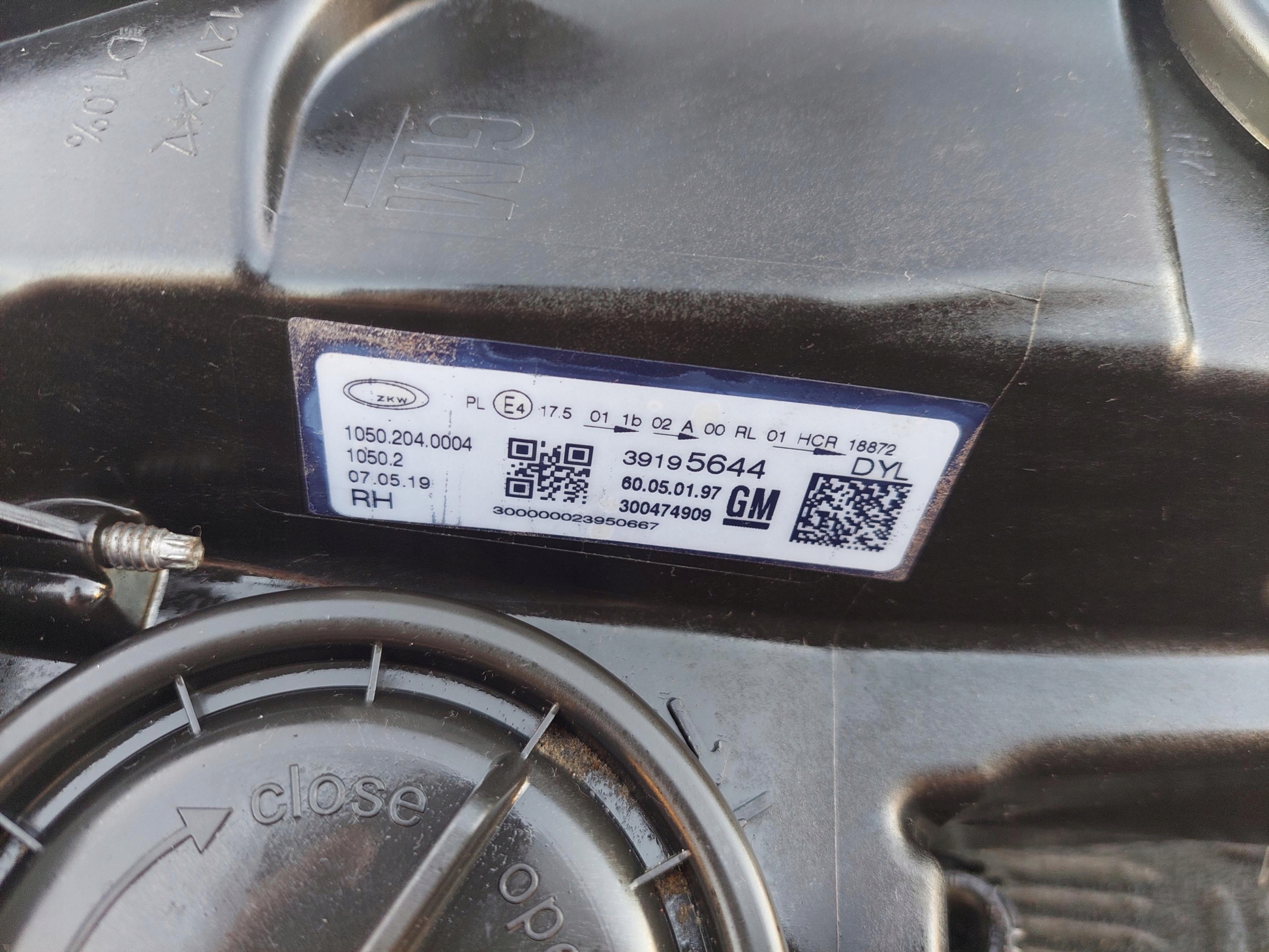 light front right front right LED complete 39195644 UK OPEL INSIGNIA B