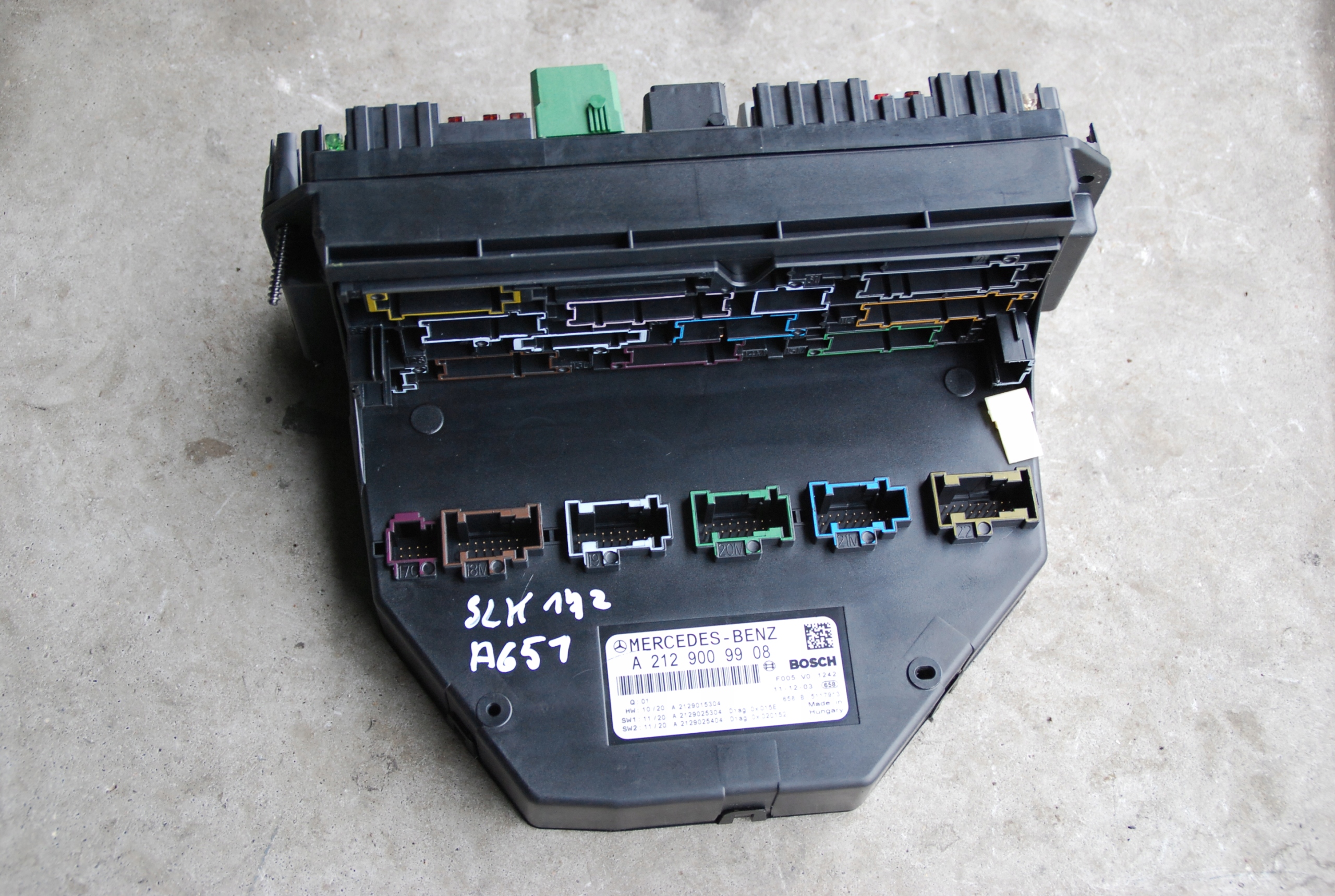 SKRZYNKA MODUŁ BSI MERCEDES W172 SLK A2129009908