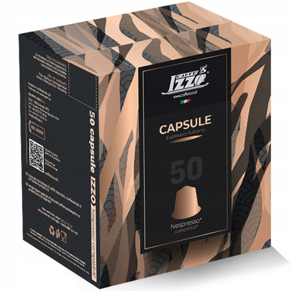 Kapsle Nespresso Izzo Premium 100% Arabica 50 kapslí Dárek videokniha