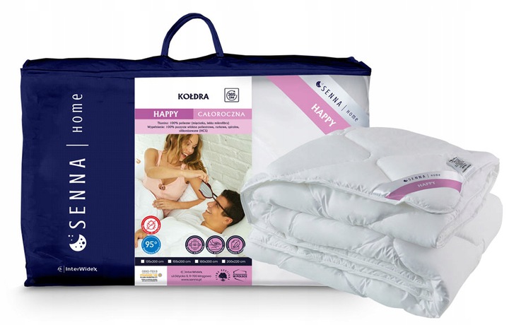 Kołdra LETNIA HAPPY 220x200 INTER-WIDEX 200X220 Sezonowość kołdry letnia