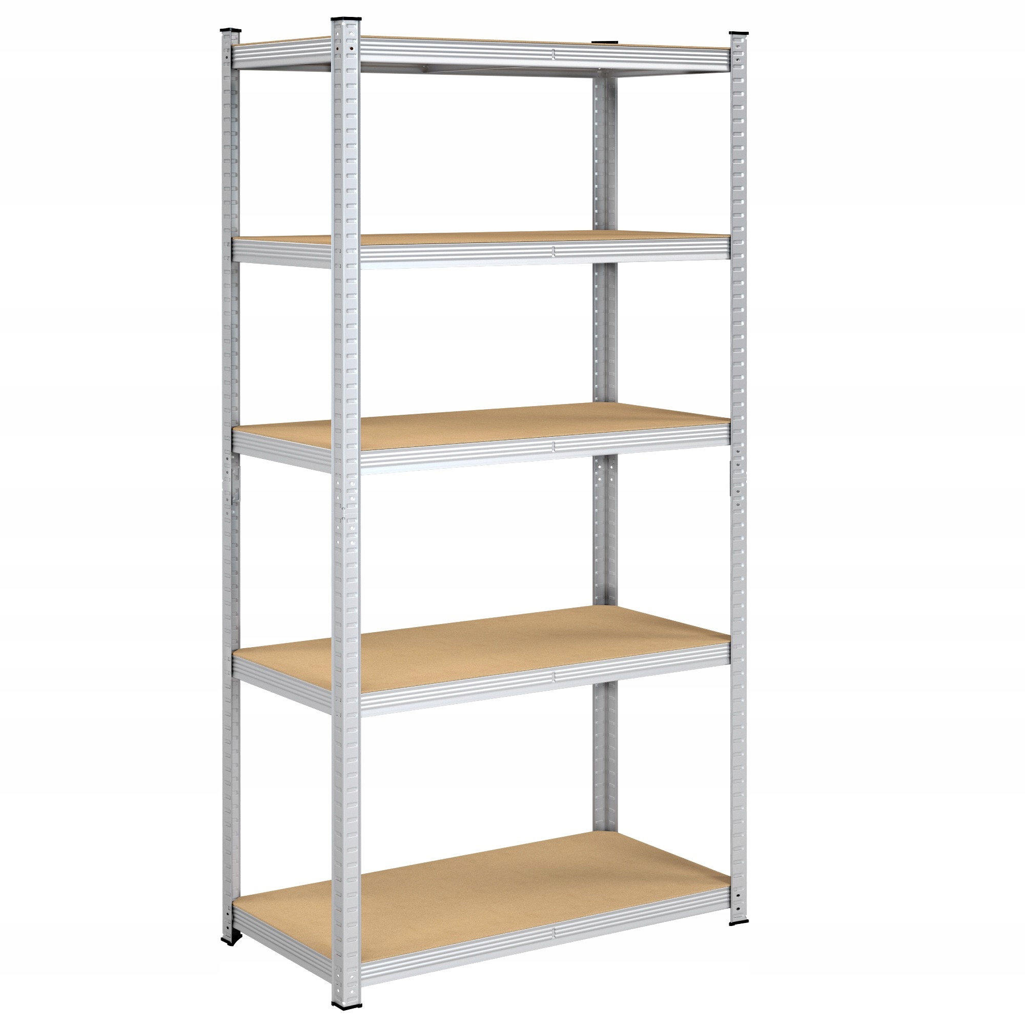 Úložný regál strieborný 200 cm
