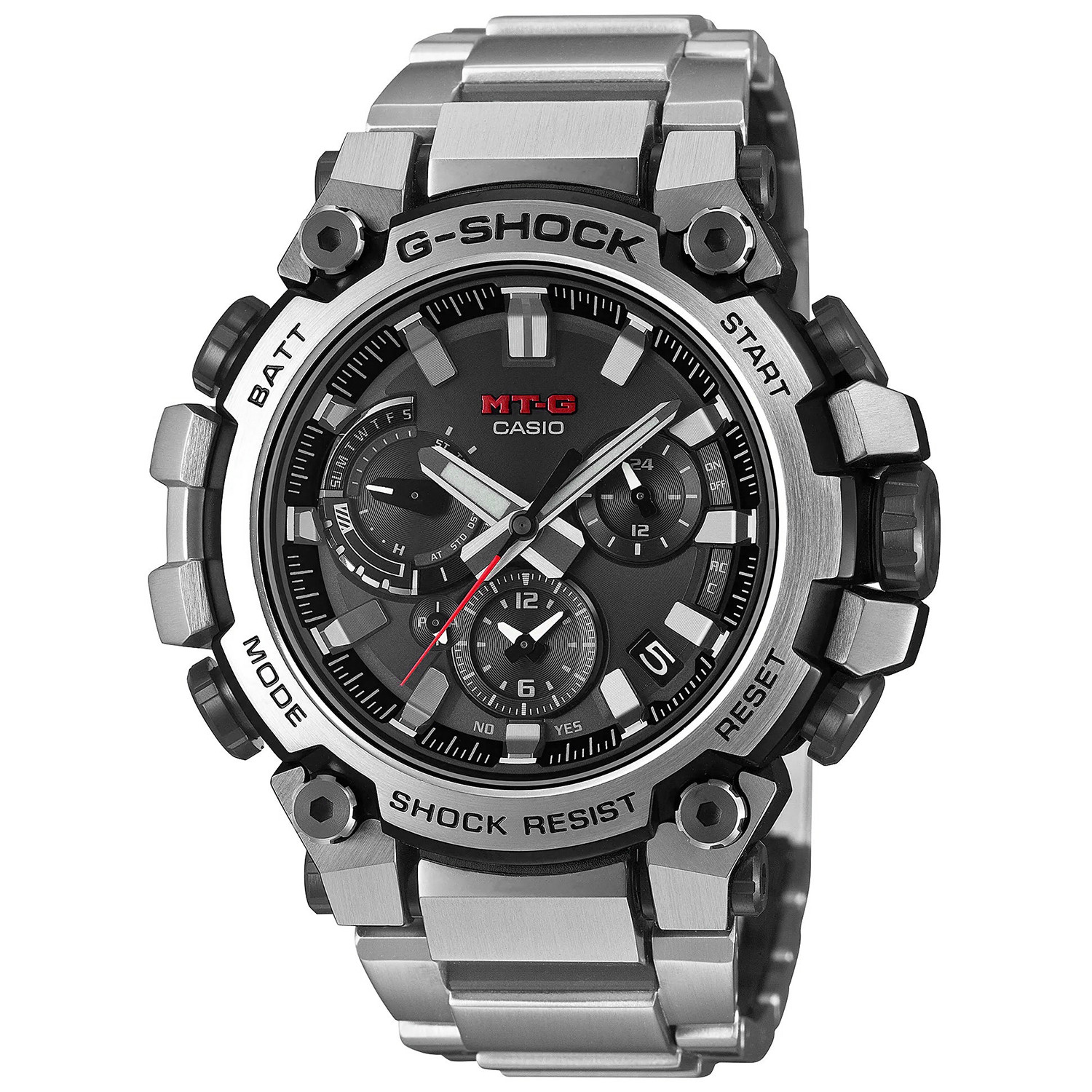 Casio G-Shock MTG-B3000D-1AER Bluetooth 200 m Stříbrný
