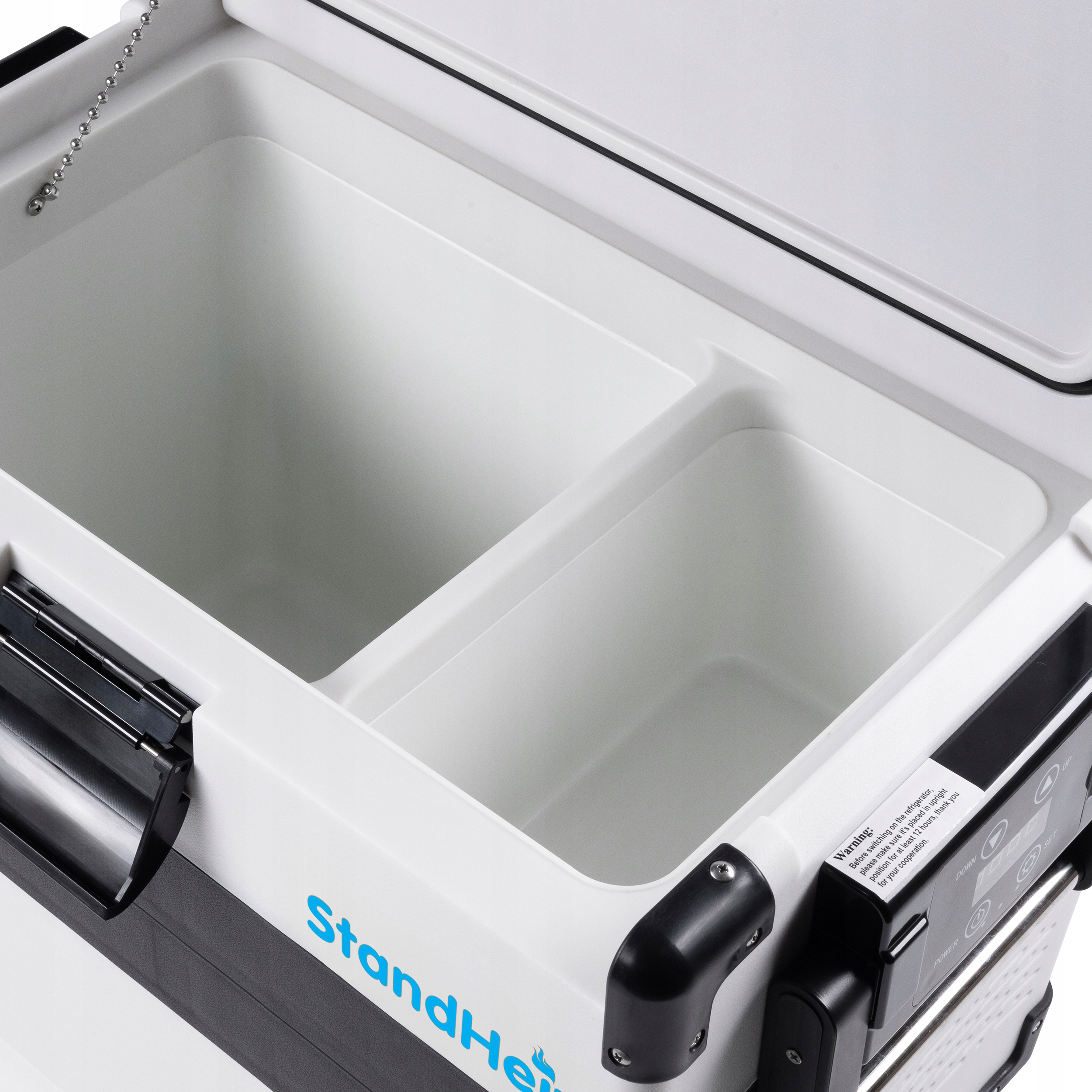 LODÓWKA TURYSTYCZNA PRZENOŚNA KOMPRESOROWA 42L KAMPER 12V24V 230V STANDHEIZ Zasilanie gniazdo zapalniczki samochodowej sieciowe