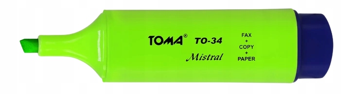 ZAKREŚLACZ TEXMARKER MISTRAL TO-334 TOMA ZIELONY