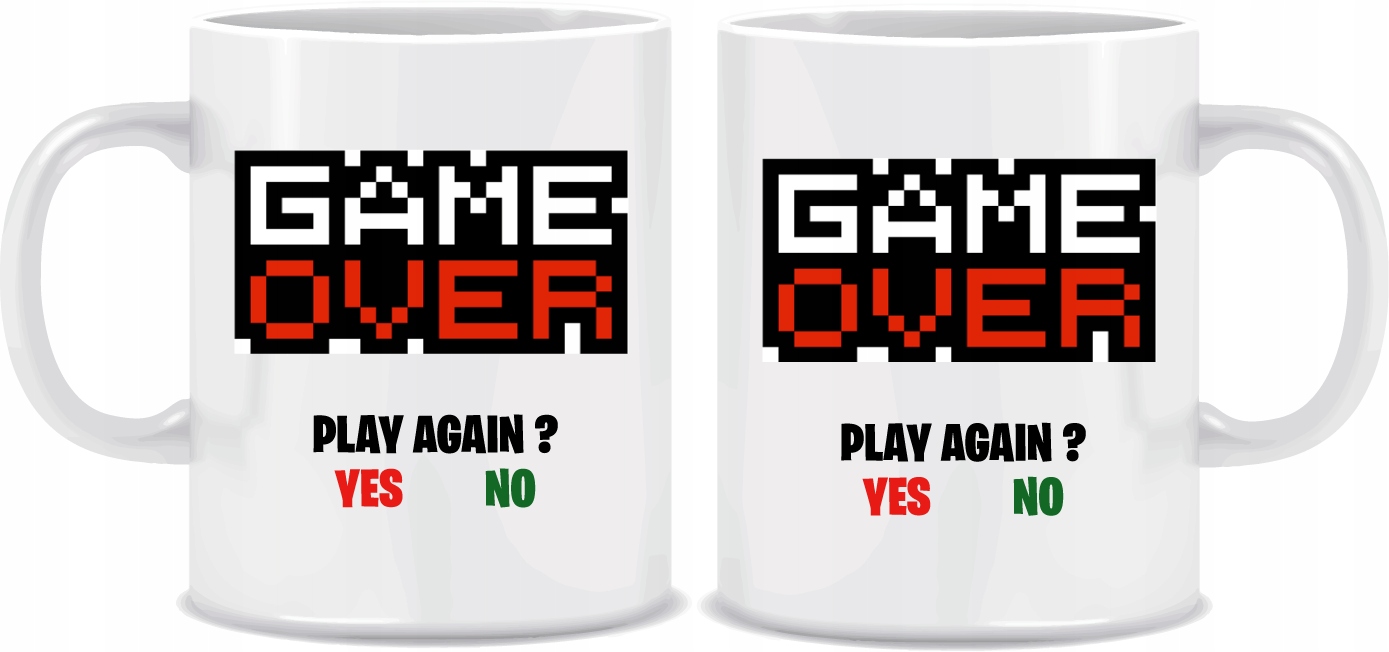 

Kubek Gracza Game Over 330 ml + kartonik