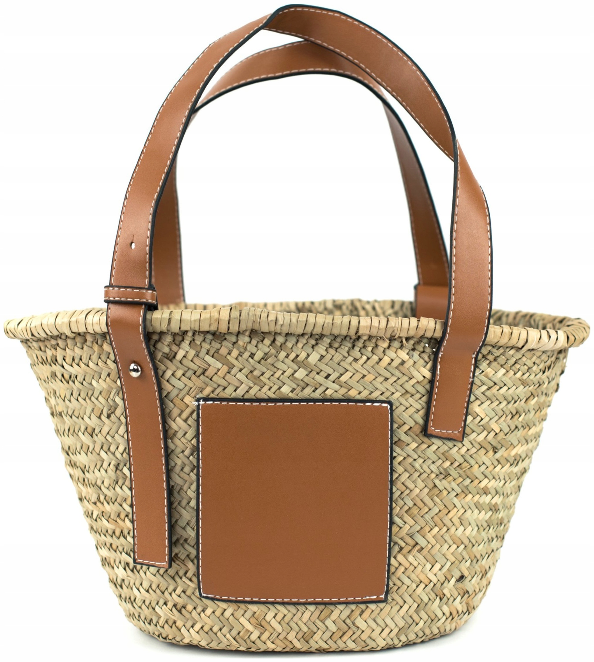 Taška na ruku Elizabethtown pletený košík na léto, přírodní, béžová