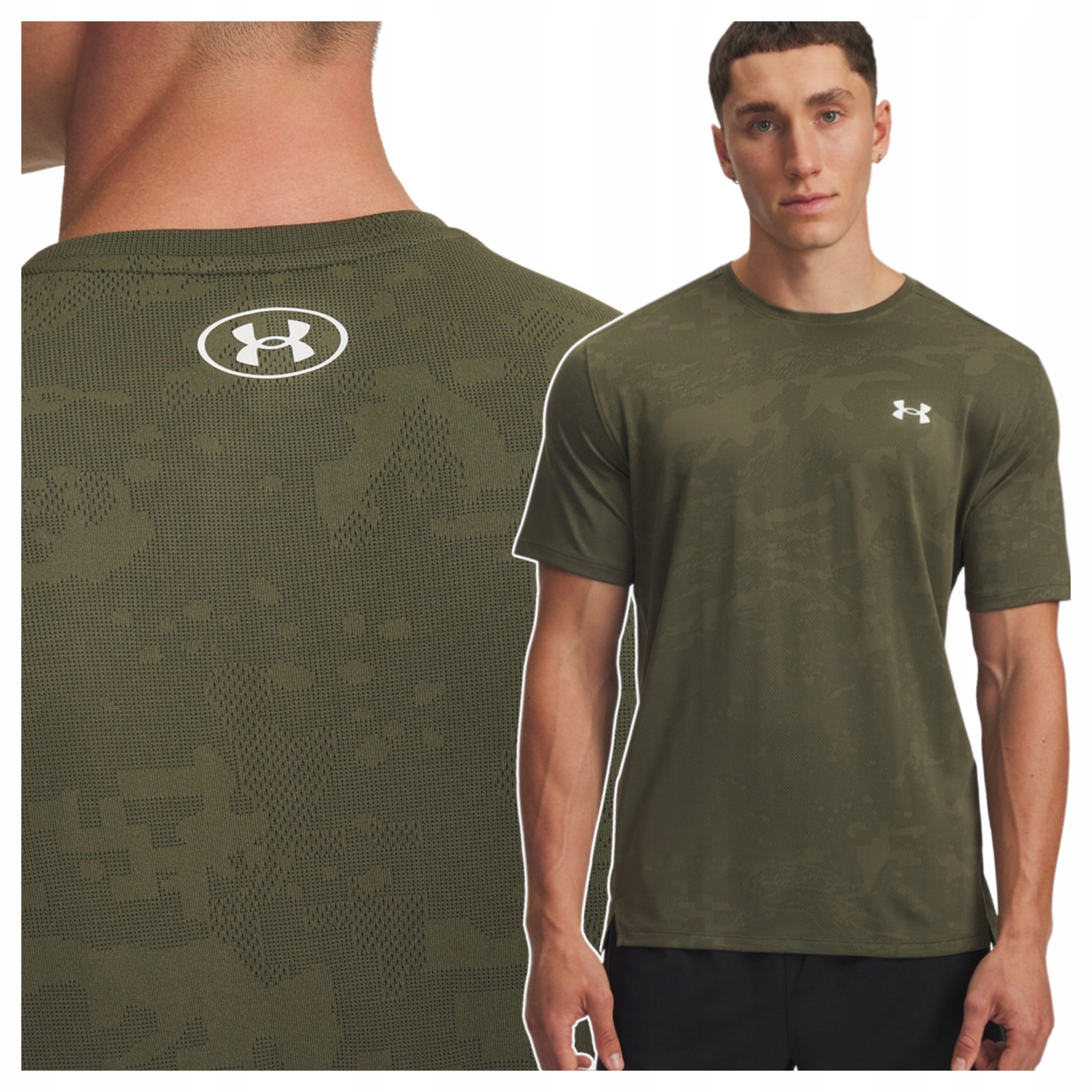 Koszulka Under Armour Męska T-shirt Treningowy Szybkoschnący Tech Sportowa