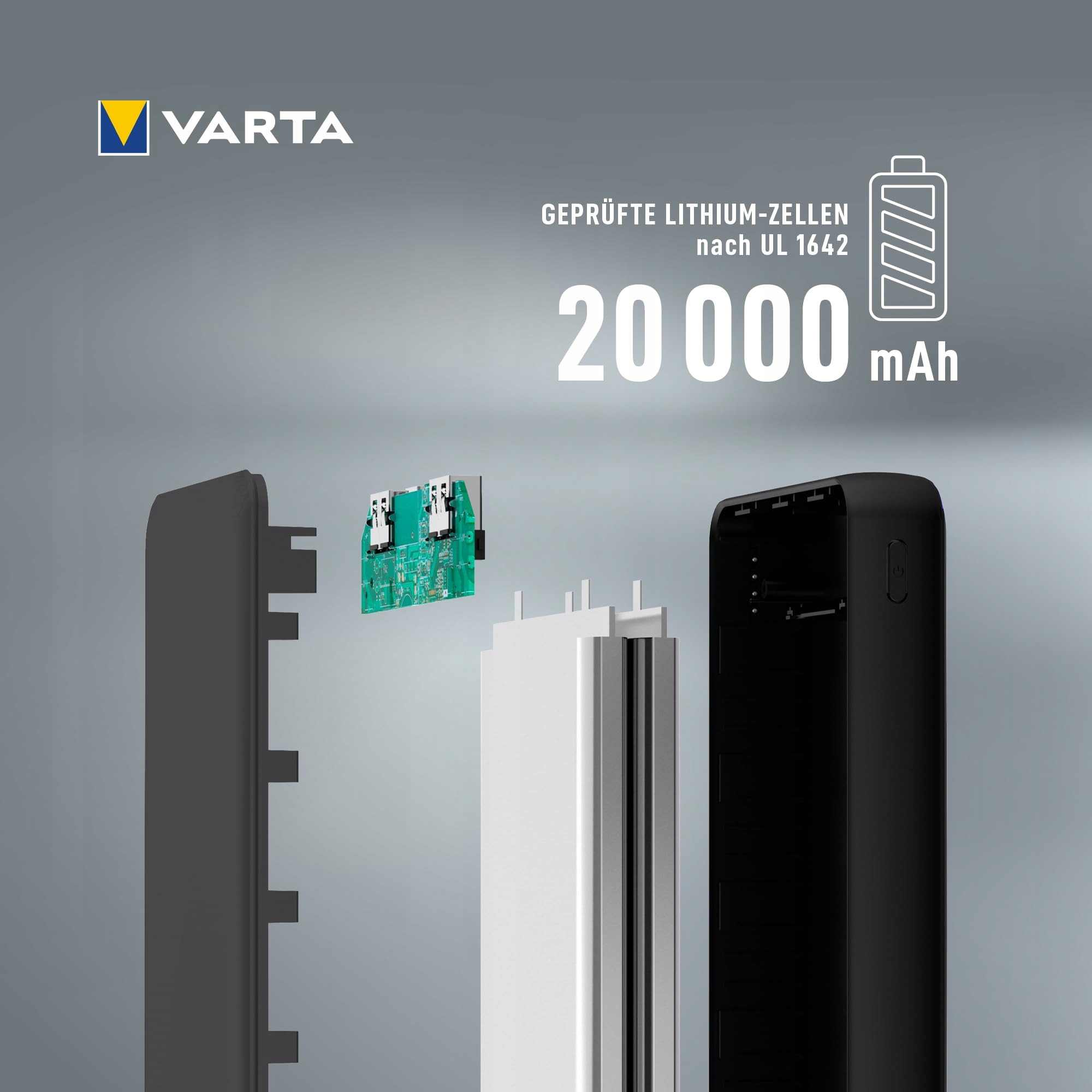 VARTA Power Bank 20000mAh, 4 USB Ports, for Tablets & Smartphones — miniatura 3