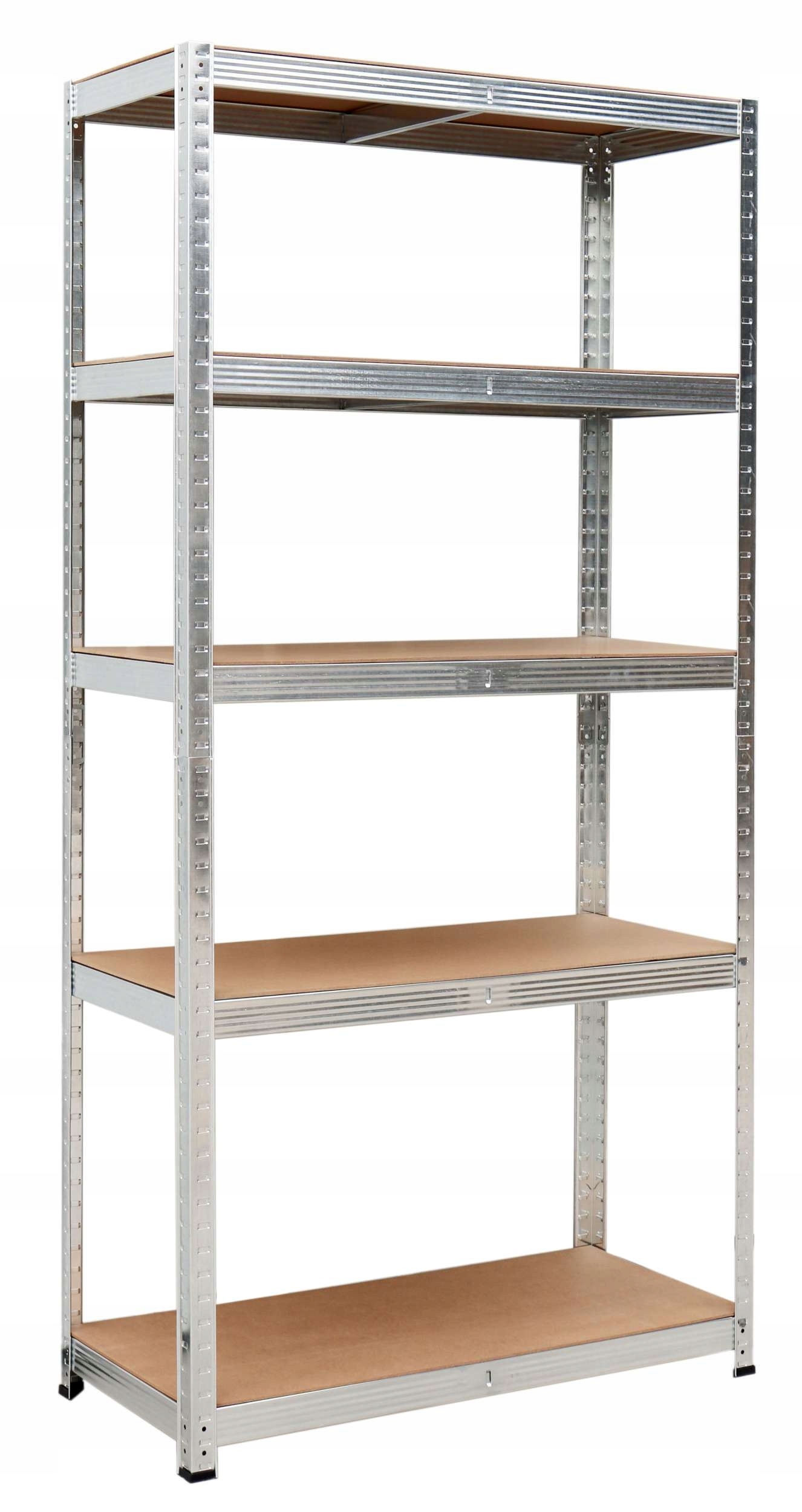 Garážový Skladový Regál Kovový Dílenský Pozink 2V1 Mdf 150 cm 625 kg